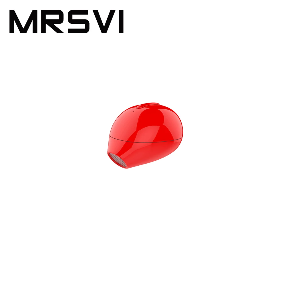 MRSVI X20 X21Bean TWS мини bluetooth/беспроводные наушники 3D стерео гарнитуры IPX5 водонепроницаемые наушники милые наушники с микрофоном - Цвет: Red