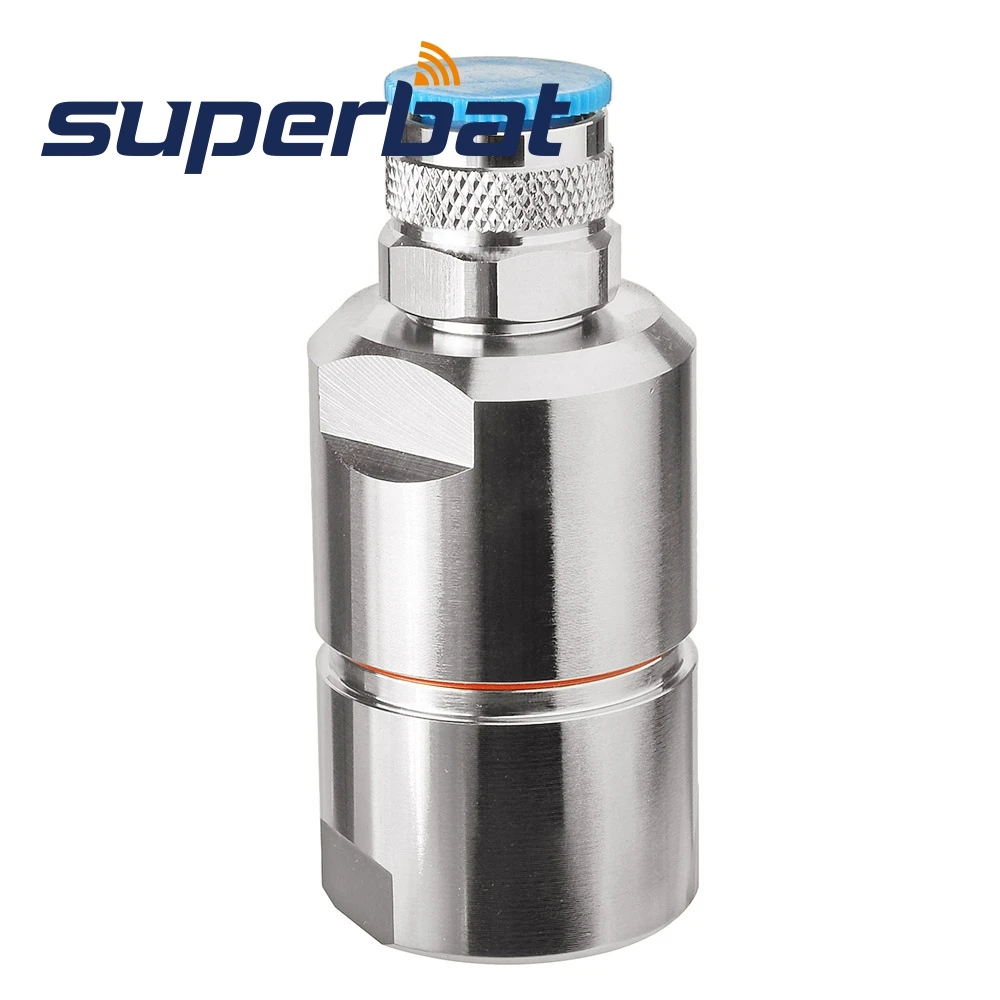 Коаксиальный разъем Superbat N с вилкой папа RF для кабелей 7/8 дюйма из гофрированной