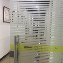 45*500 клей-антистатик- стеклянная пленка 45*100 см Матовый Белый Полосатая стеклянная раздвижная дверь офисные кухонные жалюзи наклейки на окна