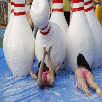 شراء تستخدم ل Zorb الكرة نفخ زجاجة البولينج (الكرة الهامستر البشري) ، 1.5 متر هايت 6 أجزاء مجموعة