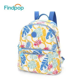 

Findpop Floral Printed Backpack Bags For Women Fashion Casual Canvas Backpacks Mochila 2018 New Design Waterproof Mini Backpacks