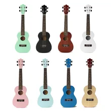 23” Zebra Acoustic Basswood Ukulele Uke Instrument Electric Bass 4 Strings Guitar Guitarra For Musical Instruments Lover