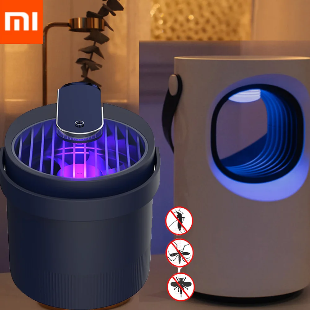 Xiaomi Mijia лампа-убийца комаров USB электрическая лампа-ловушка для насекомых от комаров УФ-светильник Sanlife умный дом от комаров