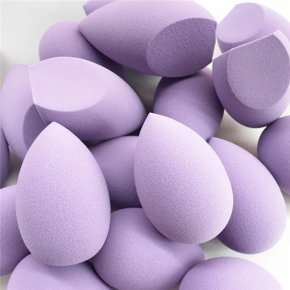 Beauty Makeup Sponge Luqine Фиолетовый супер мягкий 3D / Edgeless Drop образный фундамент