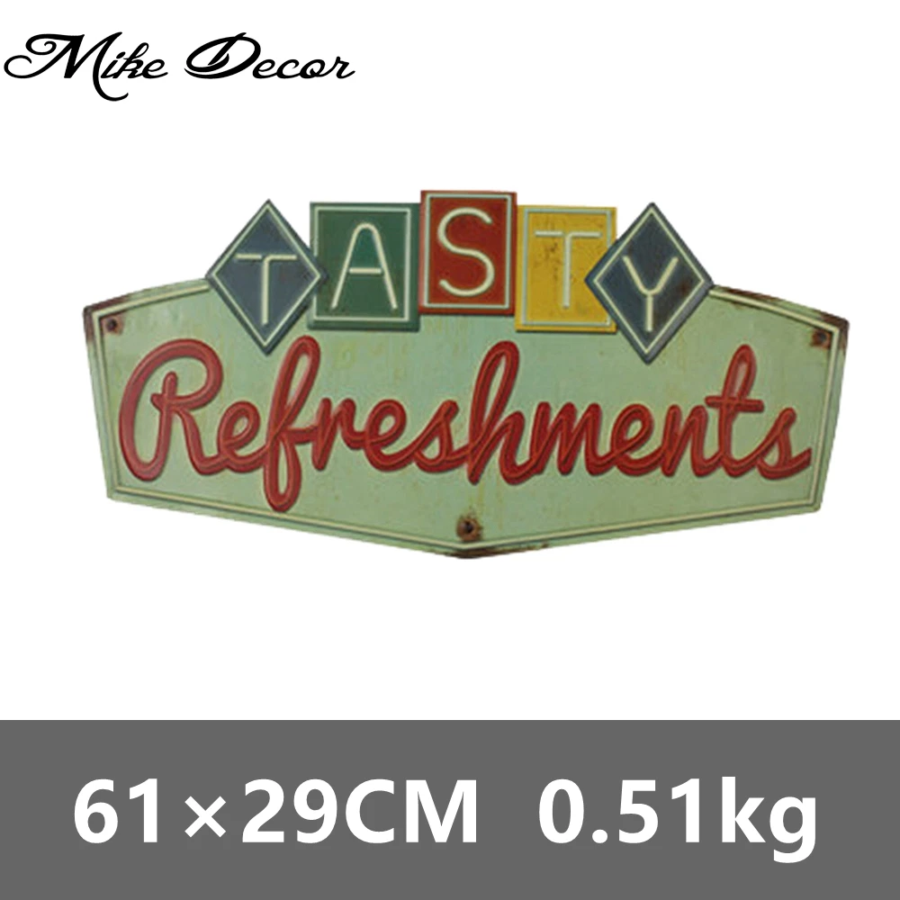 [Mike Decor] 24 часа ужин мгновенное обслуживание металлический оловянный знак винтажный подарок неправильная настенная живопись паба магазин, отель Декор KM-28 - Цвет: YF 11