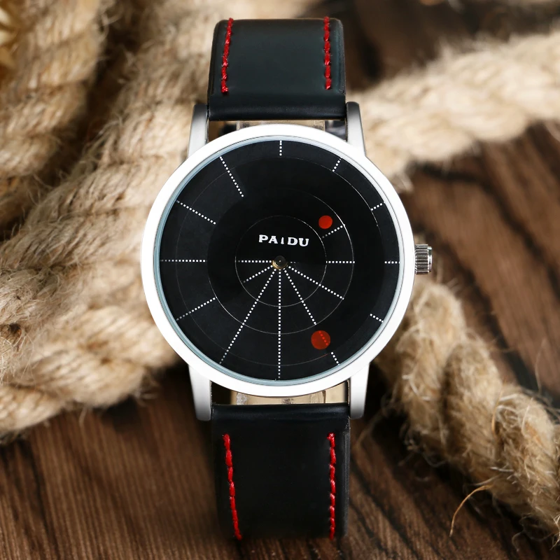 

Creative Design Wristwatch Turntable Concept Brief Simple Special Digital Discs Hands Fashion Quartz Watches Relogio Masculino