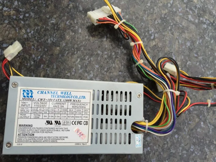 

Emacro For CWT / Channel Well Technology CWT-180FATX Server - Power Supply 180W