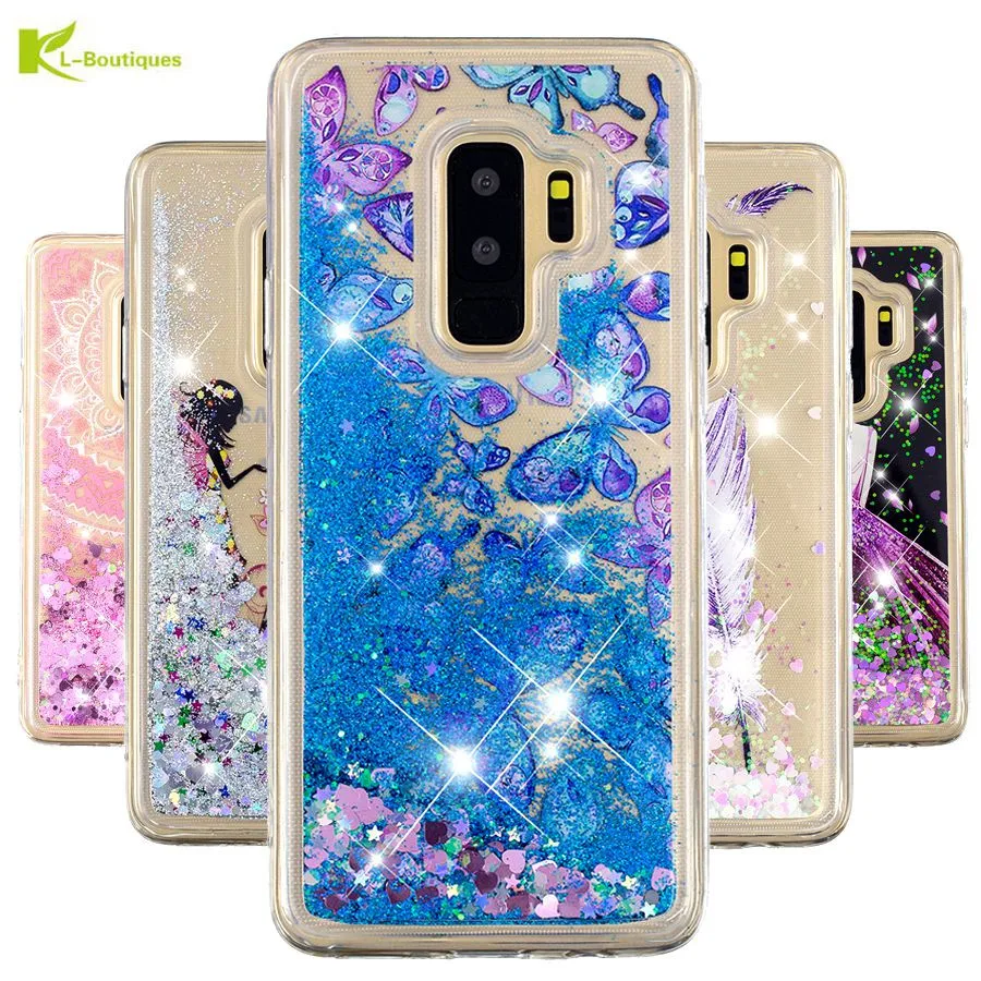 

S8 Case on for Samsung Galaxy S9 S8 Plus Cover for Fundas Samsung S7 edge A5 2017 A8 2018 J3 2016 Soft Liquid Dynamic Phone Case