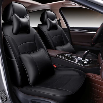 

( Front + Rear ) Special Leather car seat covers For KIA K2K3K4K5 Kia Cerato Sportage Optima Maxima carnival auto accessories