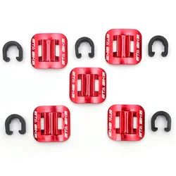 Bike Brake Cable Bicycle Buckle Line Guide Tubing Fixed Clamp C Shape Cords