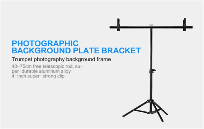 Фотография задний фон из ПВХ поддержка фоновая подставка система Металлические фоны для фотостудии видео с 2 зажимами 68 см X 75 см