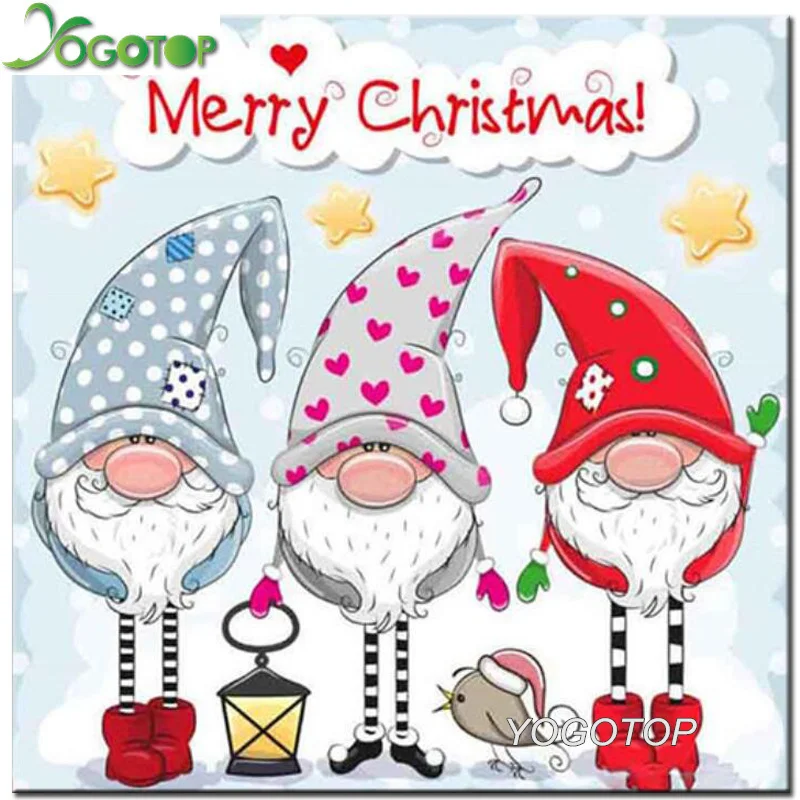 

5D Diamond Painting Santa Claus Diy Mosaic Diamond Embroidery Full Set Rhinestone Picture Christmas Decorations For Home YY1361