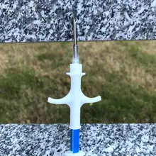 2,12*12 10 шт./лот FDX-B ISO11784/785 RFID Id инжектор ПЭТ стеклянная бирка микрочип шприц для животных Свинья Корова Крупный рогатый скот лошадь собака рыба