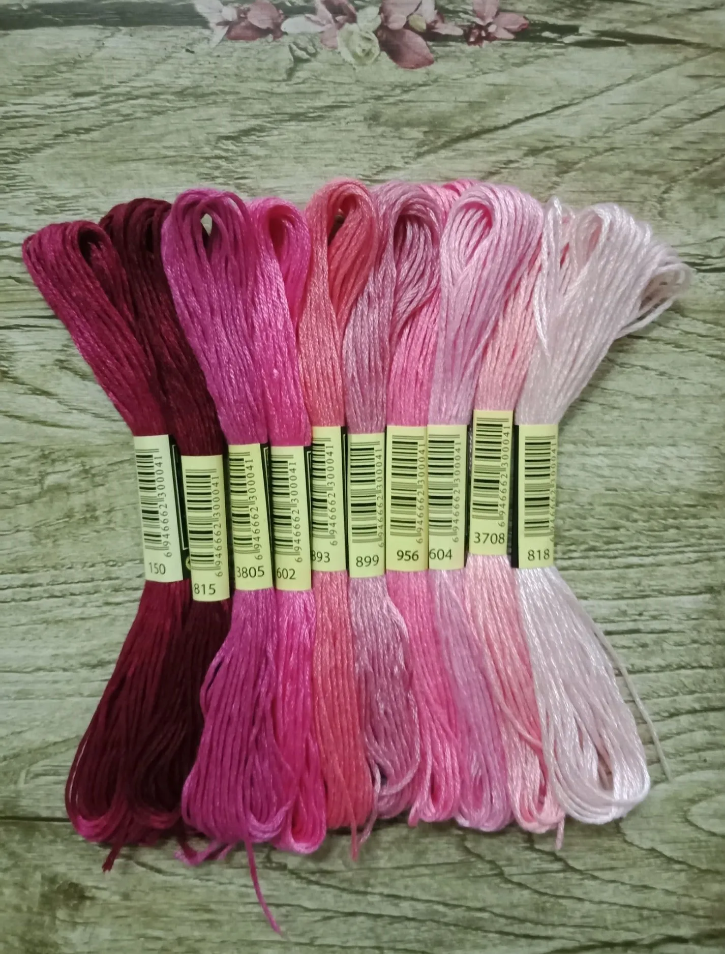 

CXC threads similar dmc color 10 pieces cross stitch threads / cross stitch embroidery thread / Custom threads colors 08