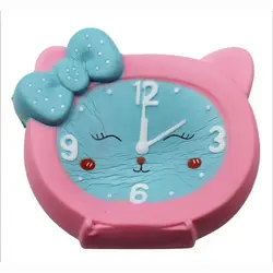 12 см мягкими Kitty Будильник Радуга замедлить рост красочные часы Детская кукла торт Декор из игрушек мягкие для сжатия забавная шутка
