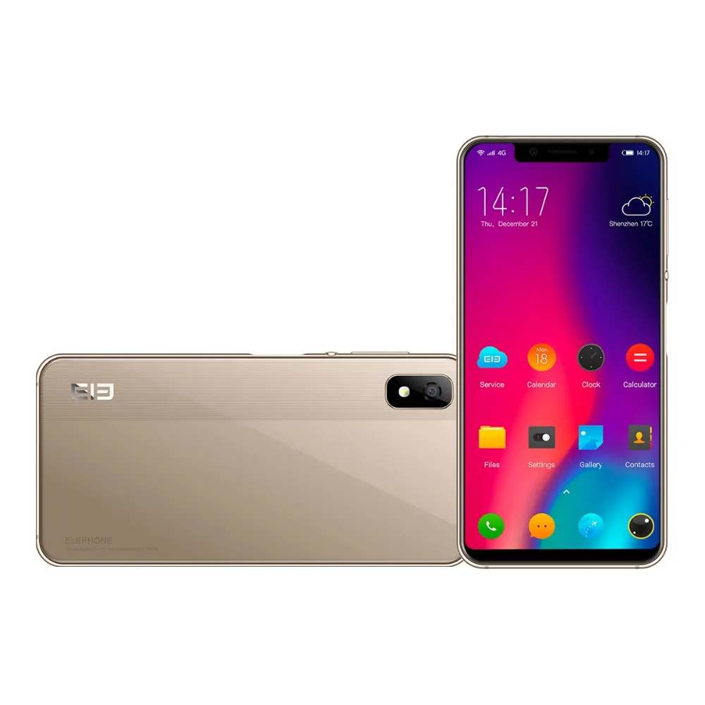 Elephone A4 Android 8 1 MT6739 4 ядра 5 85 &quot19:9 HD + полный Экран телефона 3 GB Оперативная память 16