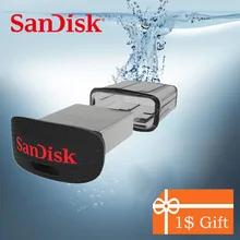 SanDisk FIT USB 3.0 3.1 Flash Drive 128GB 64GB 32GB 16GB 150MBS Bultra Pen Drive USB 3.0 U Disk Pendrive Flashdisk for Computer