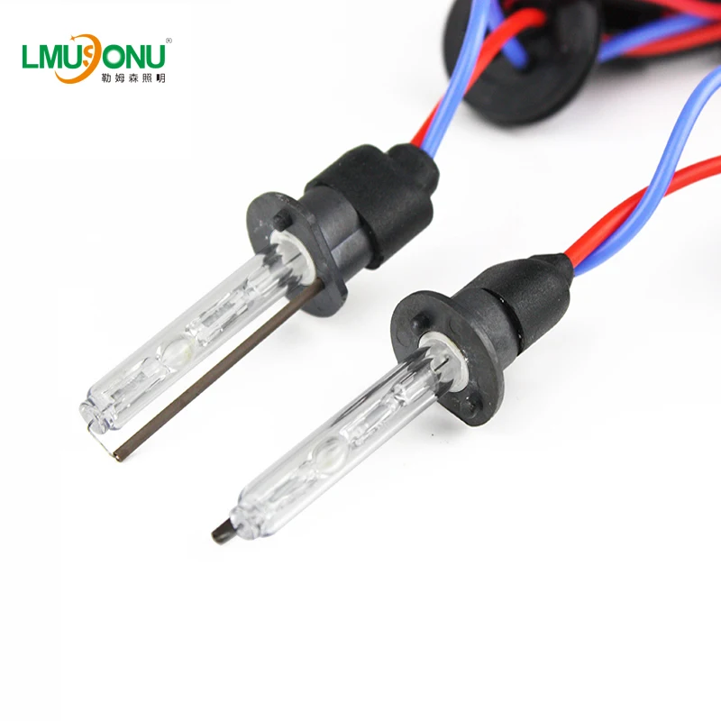 LMUSONU H1 BULB 6000K 12V 35W AC XENON Headlights H1 BULB 4300K CERAMIC BASE H1 BULB
