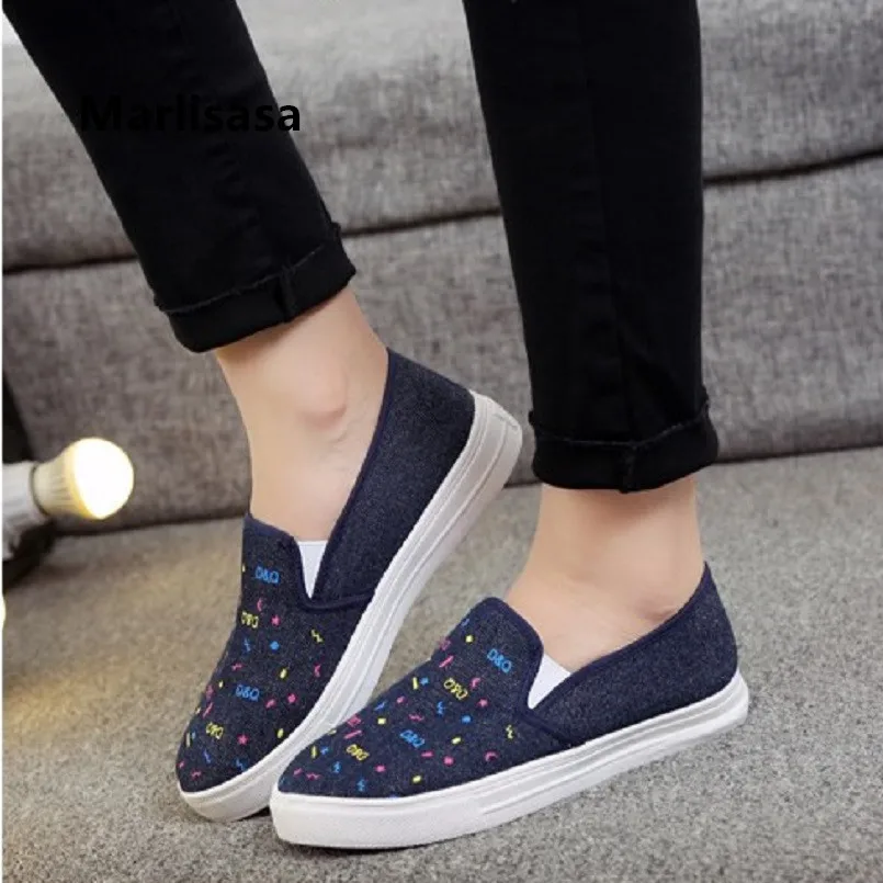 

Cresfimix Zapatos De Mujer Women Cute Sweet Slip on Loafers Lady Fashion Comfortable Spring Shoes Female Cool Cloth Shoes C5146