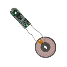 Общие QI Стандартный со светодиодный лампой схема для pcba плата+ катушки База Радио зарядное устройство Модуль Launcher