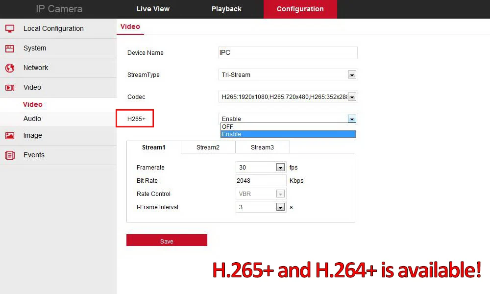 IE-H.265+