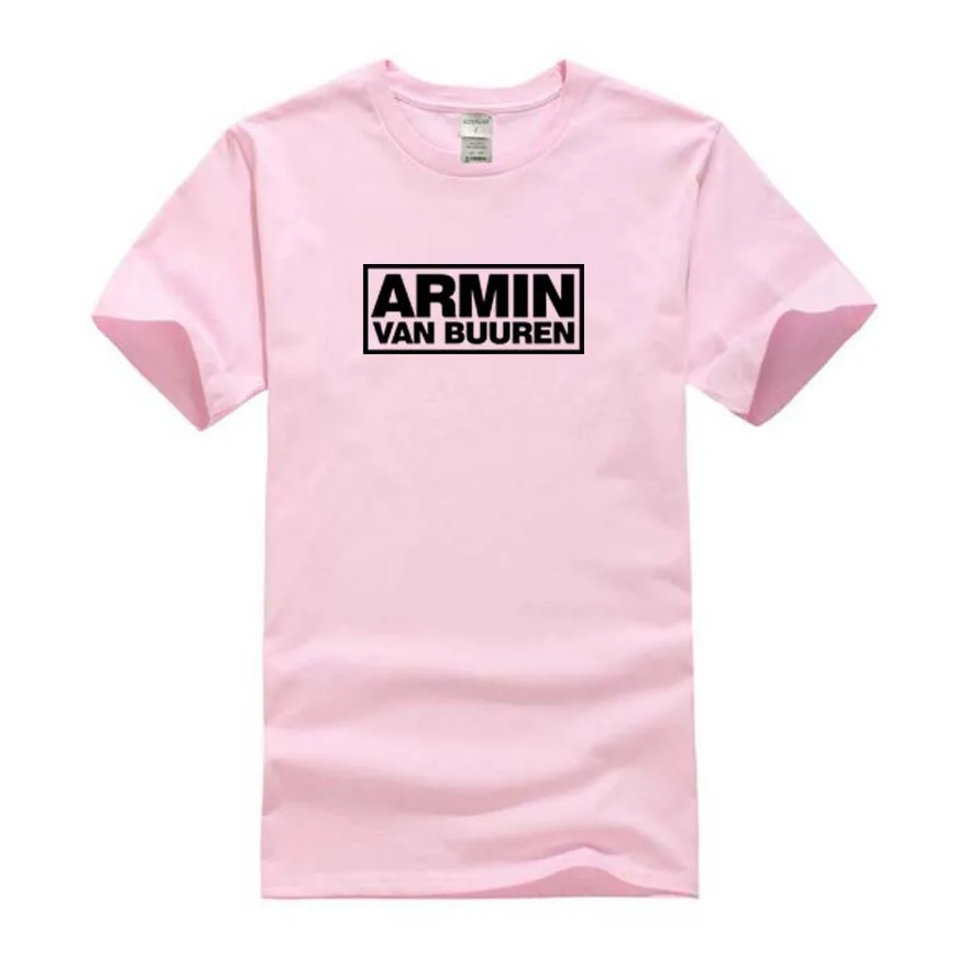 ARMIN VAN BUUREN Мужская футболка с принтом транса ASOT HOUSE MUSIC IBIZA RAVE DJ футболка унисекс больше размеров и цветов - Цвет: Pink black