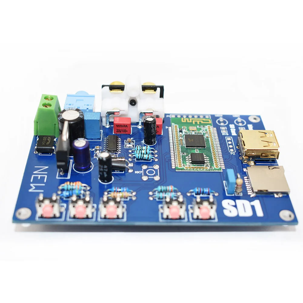 Lusya Bluetooth цифровая аудио Плата WAV/APE/FLAC без потерь ES9023 DAC декодирование ies или SPDIF