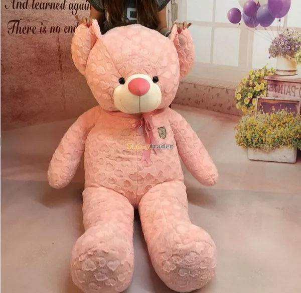 Fancytrader New 63'' 160cm Huge Lovely Plush Soft Stuffed Giant Cute Teddy Bear, 2 Colors, Free Shipping FT50743 (2)