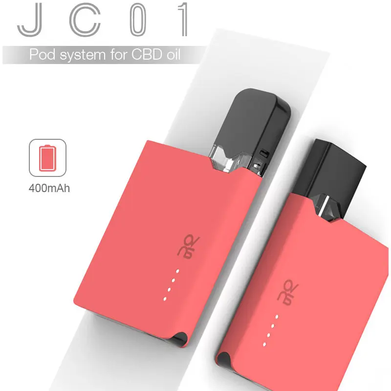 

Original OVNS JC01 Pod Kit E Cigarette With 3pcs 0.7ml Pod Cartridge LED light Built in 400mah Battery Mod Vaper Vaporizer