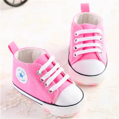 newborn pink converse