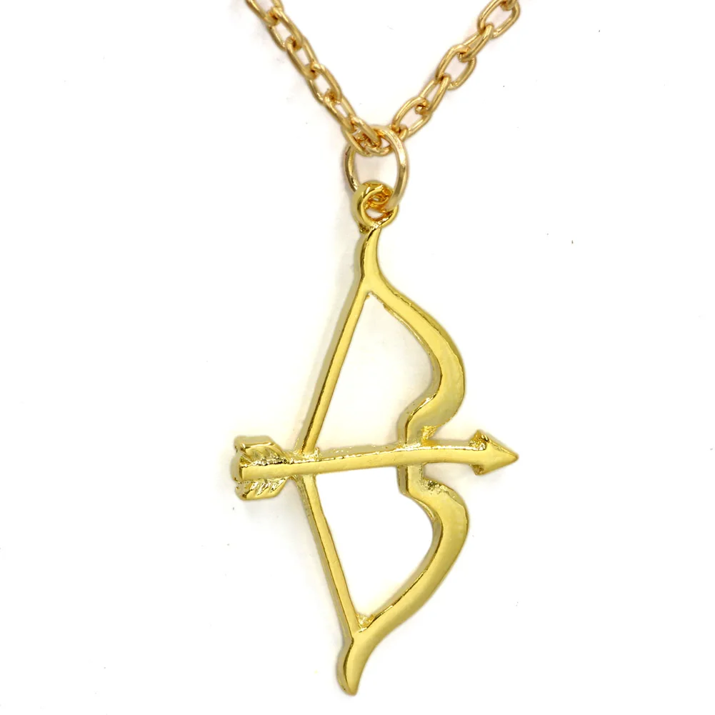 3pcs new fashion hot sale Bow Arrow Necklace Silver plated Charm