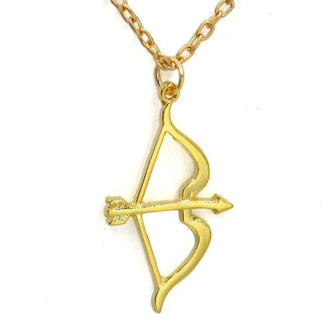 3pcs new fashion hot sale Bow Arrow Necklace Silver plated Charm