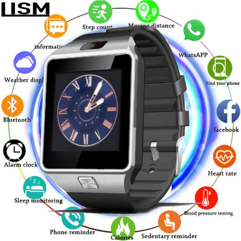 

2019 New Smartwatch men Intelligent Digital Sport Gold Smart Watch Pedometer For Phone Android Wrist Watch Men Women's Watch