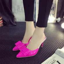 Women Sandals Red bottom high heels sexy high-heels large size shoes black slippers white female zapatos mujer