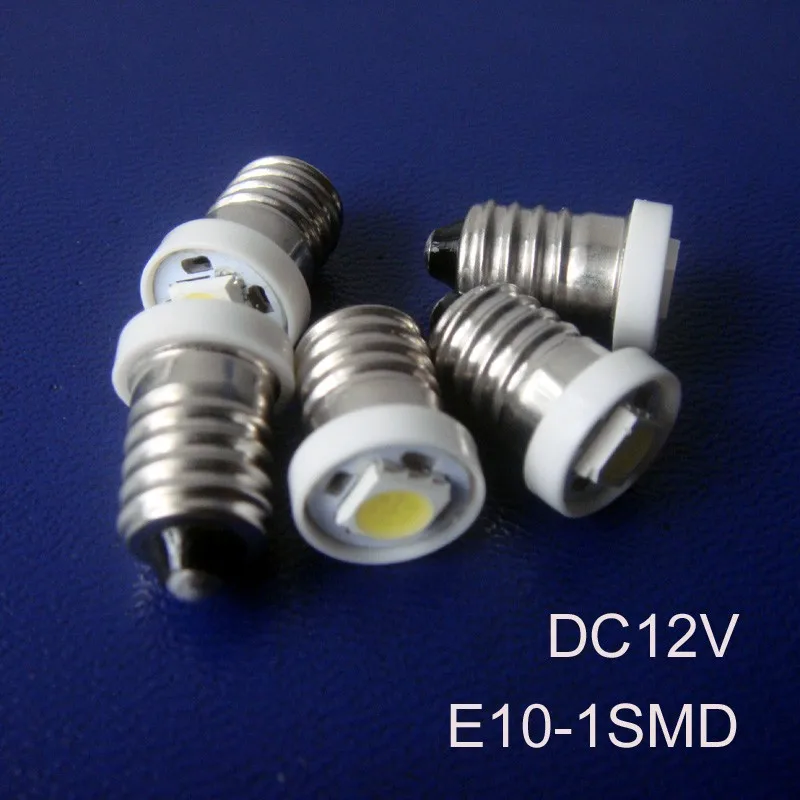 Высокое качество 12 V Led E10 лампа, светодиодный световой сигнал E10, DC12V светодиодная контрольная лампа E10 светодиодная сигнальная лампа 500 шт./лот