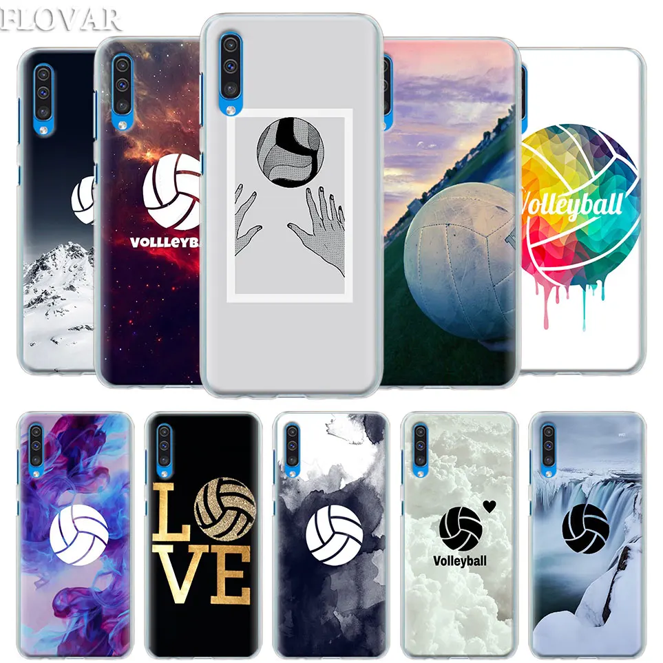 

I love Volleyball Case Cover for Samsung Galaxy A30 A40 A50 A70 A6 A8 Plus A7 A9 2018 M30 Phone Case Coque