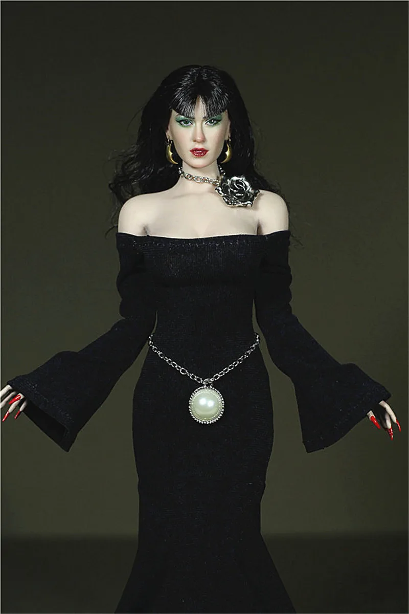Black Rose 1/6 весы двушовные перетаскивания юбка платье для детей возрастом от 12