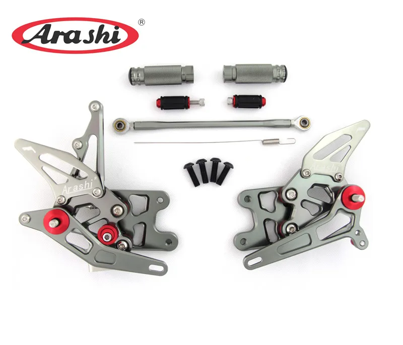 Aluminium repose-pieds gsxr gsx r 750 k8-l0 BLACK NEW