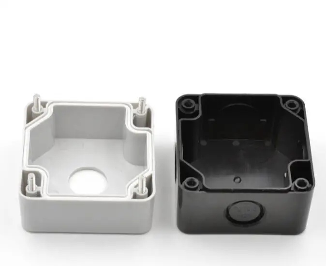 Пластиковая станция управления 1 переключатель 22 мм кнопочный корпус коробка белый и черный