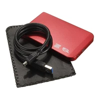 hdd כונן SATA USB 3.0 SATA 2.5" Red Box Case HD HDD כונן קשיח מארז חיצוני (1)