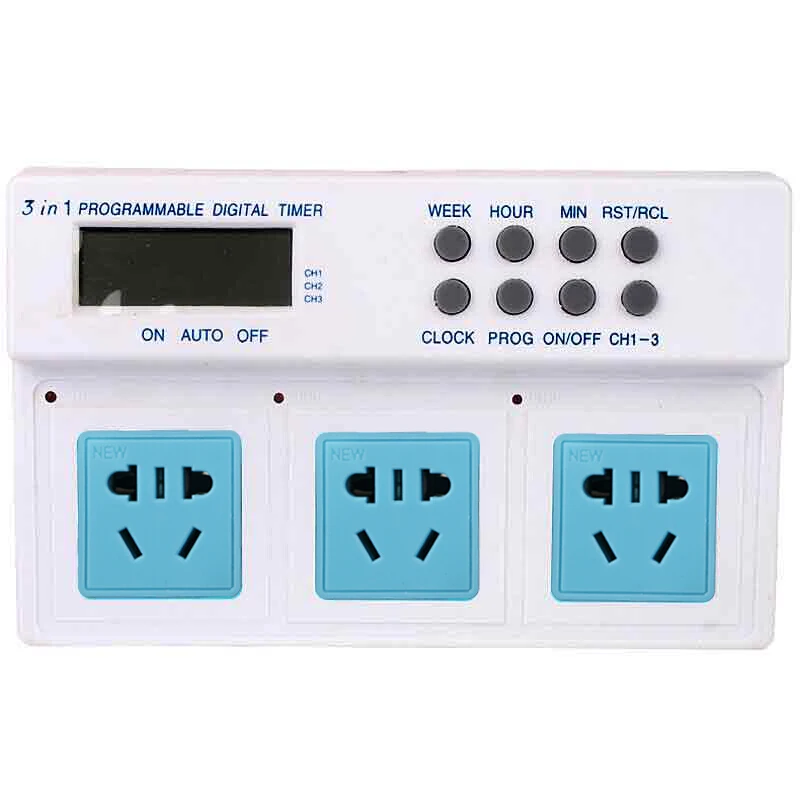 Цифровая программируемая розетка с ЖК дисплеем и таймером|timer timer|timer for lightstimer