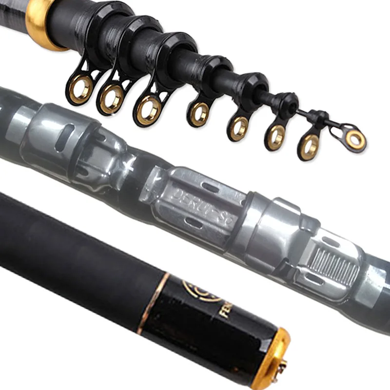 

Telescopic Fishing Rod Carbon Fishing Spinning Rod Pole 3.6m 4.5m 5.4m 6.3m Super Hard Rock Hand Pole