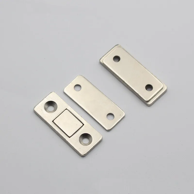 

2pcs/Set Strong Door Closer Magnetic Door Catch Latch Door Magnet for Furniture Cabinet Cupboard with Screws Ultra Thin