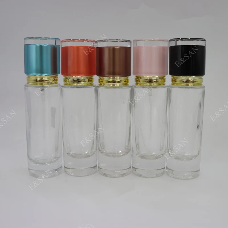 30 мл высококачественный цилиндр бутылка кристалл спрей-флаконы для парфюма большая сумка для путешествий стеклянные бутылки 100 шт/партия