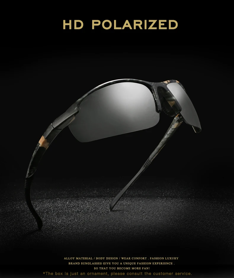 Новые фотохромные мужские солнцезащитные очки-хамелеоны, поляризованные солнцезащитные очки для вождения, мужские солнцезащитные очки с полуоправой, спортивные модные солнцезащитные очки