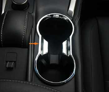 

Chromed ABS Plastic Interior Front Water Cup Holder Cover Trim For LEXUS NX200T NX300H 2015-2017