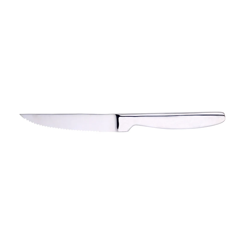 Buyer Star Stainless Steel Knives 304 Rainbow Color Flatware Sharp Steak Knife Set For Dinner 4-Piece 8.6-Inch Dinnerware Set - Цвет: Silver2-4pcs