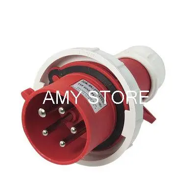 

AC 220-380 240-415V 32A IEC309-2 3P+E+N Industrial Plug Red White
