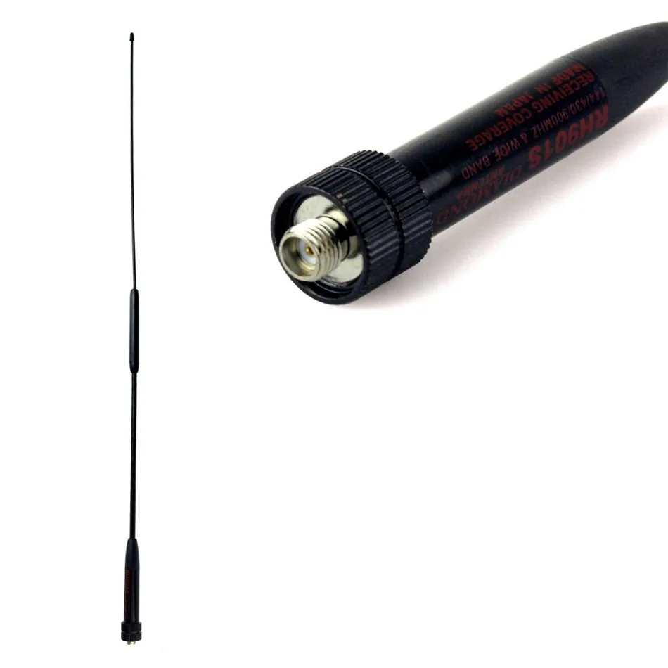 

RH901S Long Antenna Wide Band Handheld Radio Soft Long dual band Antenna for Walkie Talkie SMA-F Female baofeng uv-b5