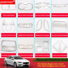 QCBXYYXH автомобильный Стайлинг внутренняя наклейка кнопка переключения фар блёстки украшение для Buick Regal Opel Insignia